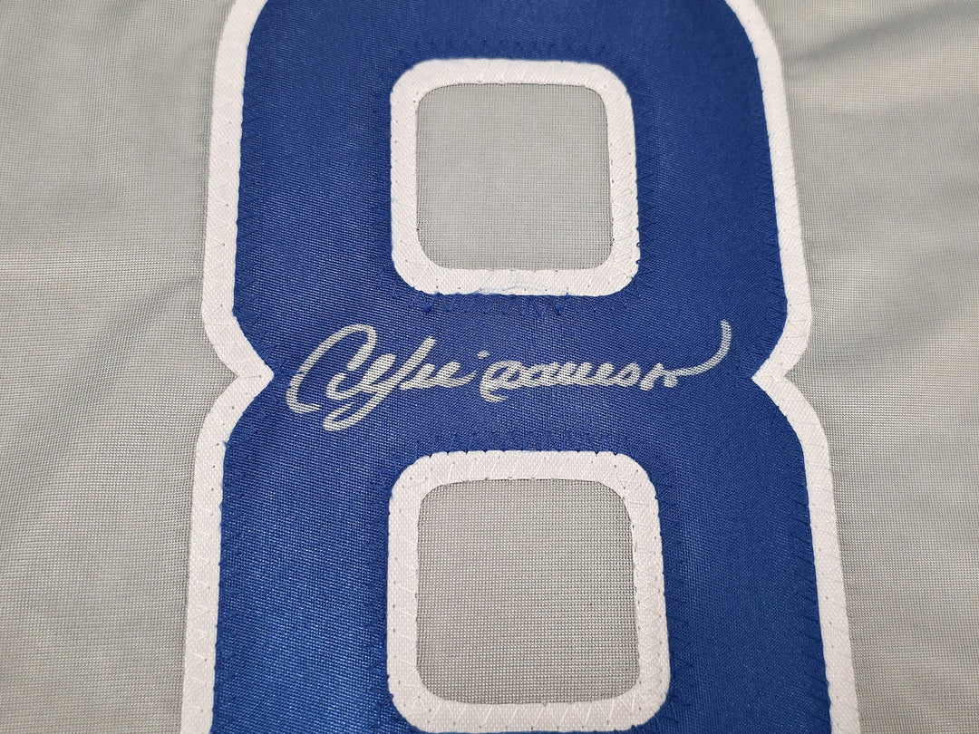 Chicago Cubs Andre Dawson Signed Gray Jersey Beckett Witness