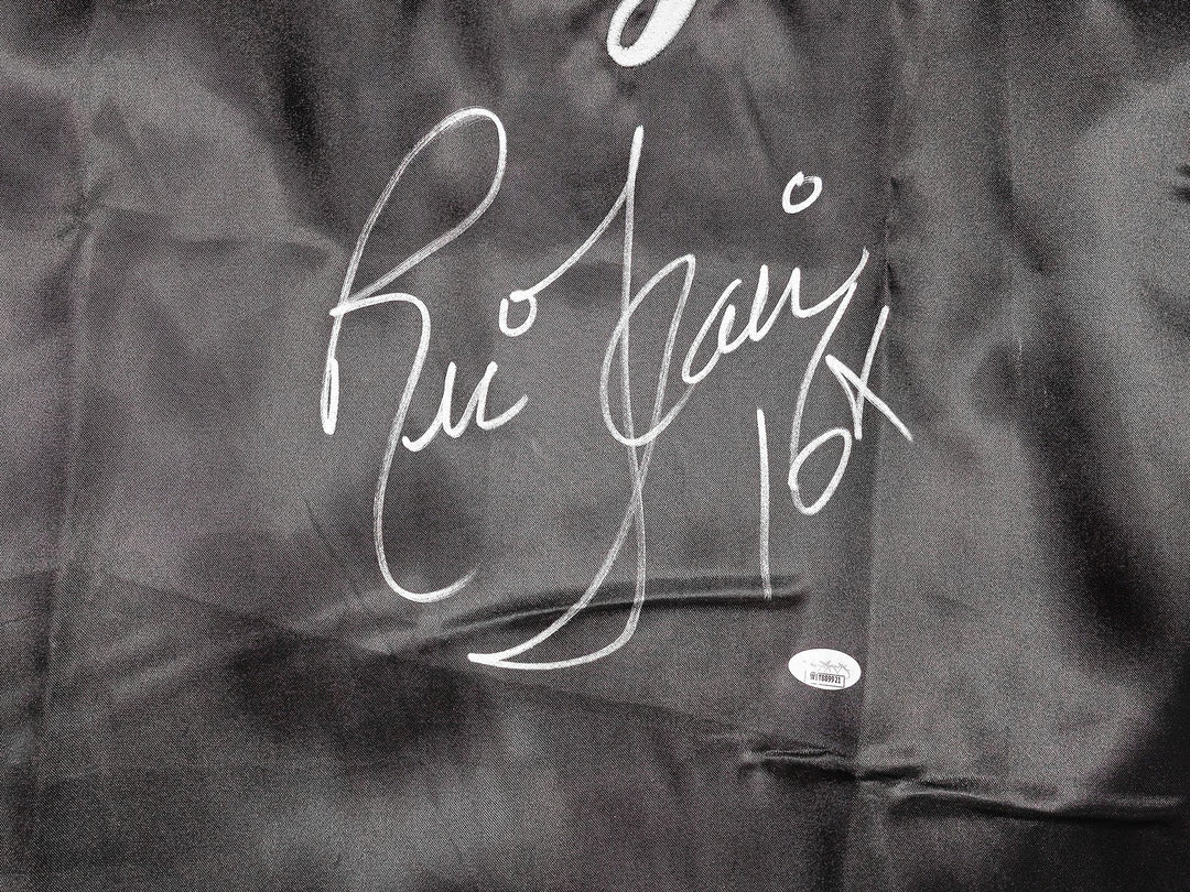 Ric Flair Autographed Signed Black Wrestling Robe "16x" JSA