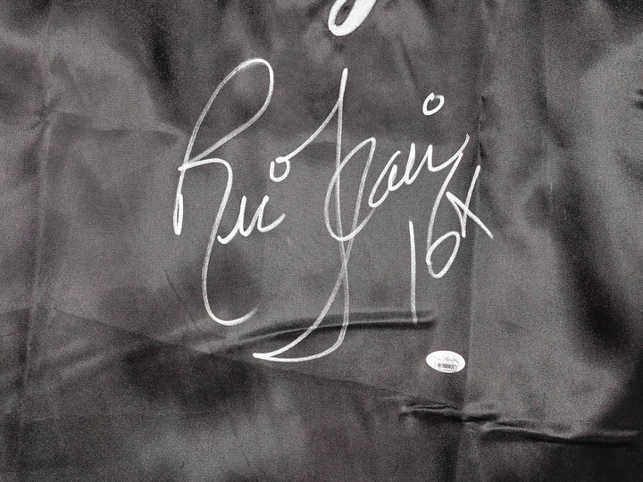 Ric Flair Autographed Signed Black Wrestling Robe "16x" JSA
