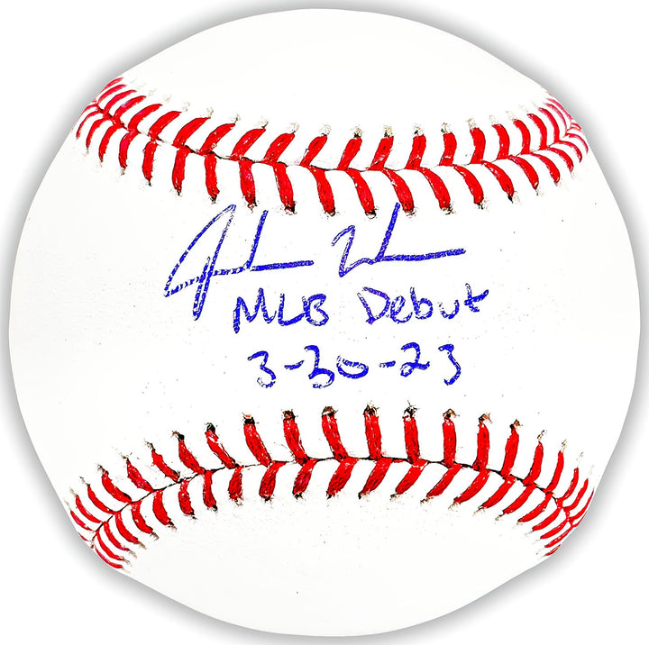 Jordan Walker Auto MLB Baseball St. Louis Cardinals MLB Debut 3-30-23 Fanatics