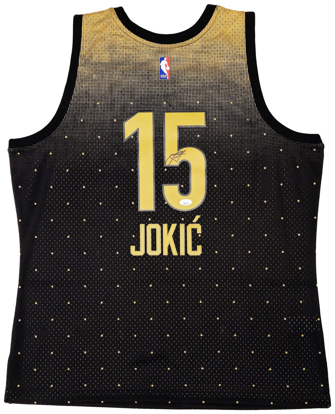 Nuggets Nikola Jokic Auto Black Mitchell Ness HWC Swingman 16 ASG Jersey XL JSA