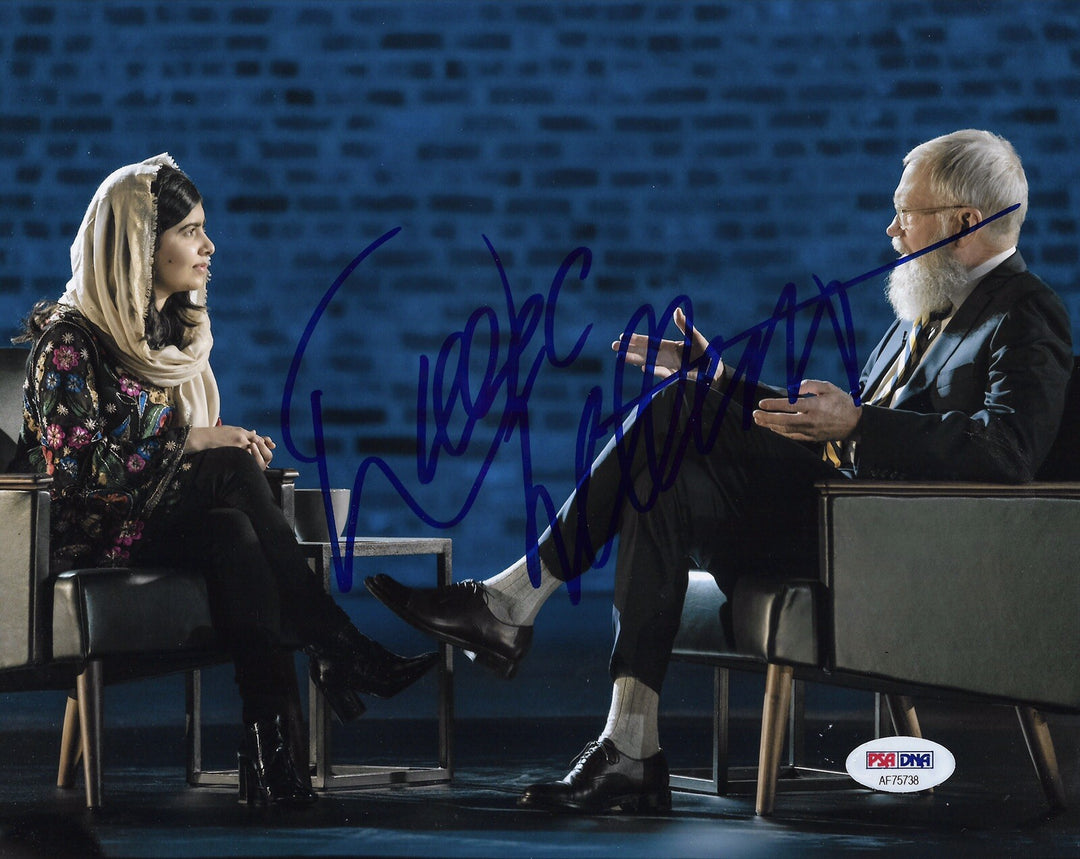 DAVID LETTERMAN SIGNED AUTOGRAPHED 8x10 PHOTO THE LATE SHOW NETFLIX PSA/DNA B