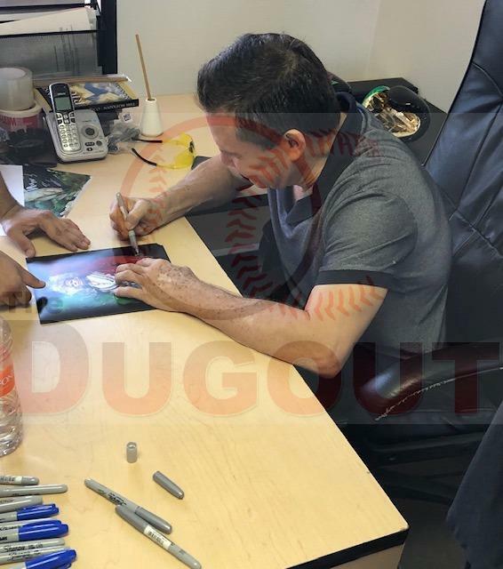 Julio Cesar Chavez autograph signed 16x20 photo canvas ~ Beckett Witness BAS COA
