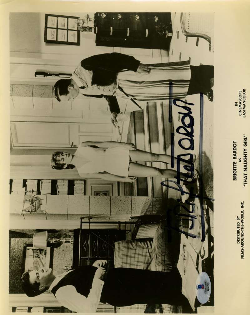 Brigitte Bardot Bas Beckett Authentication Coa Signed 8x10 Photo Autograph