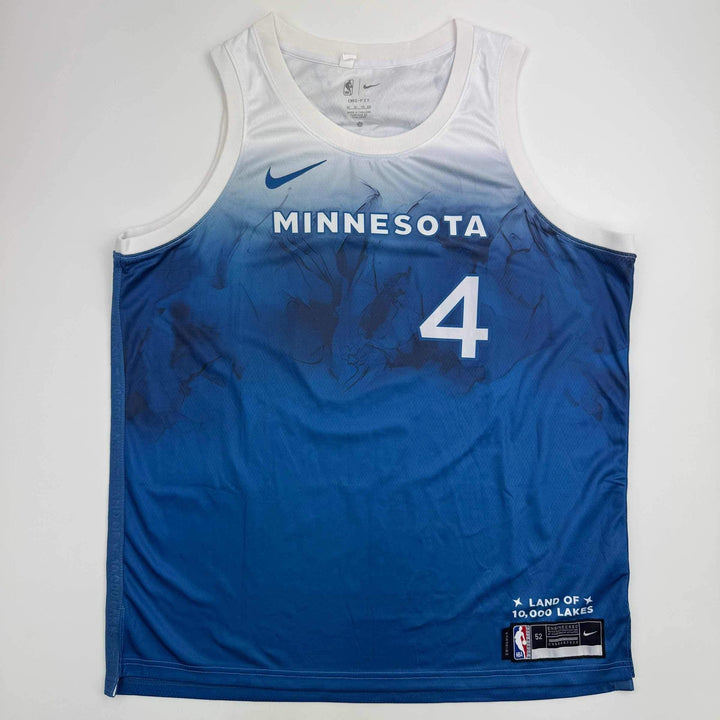 Autographed/Signed Rob Dillingham Minnesota Blue Basketball Jersey JSA COA
