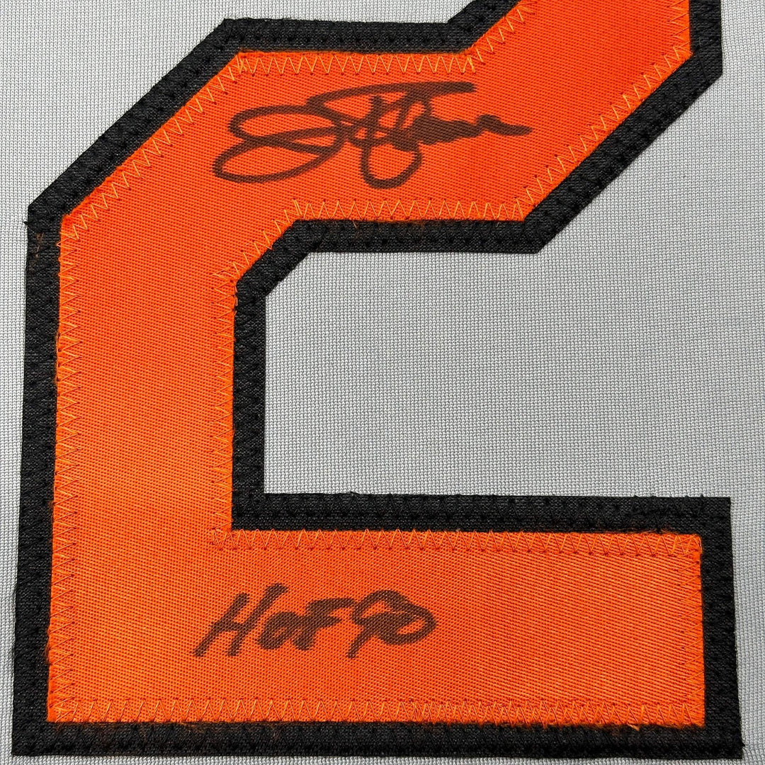 FRAMED Autographed/Signed JIM PALMER 33x42 Baltimore Grey Jersey JSA COA Auto