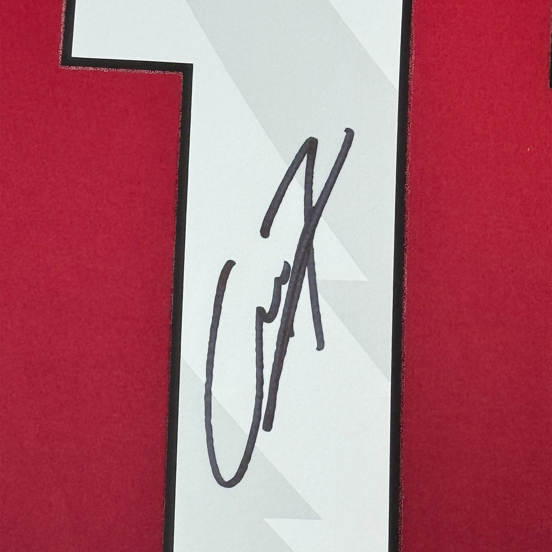 Framed Autographed/Signed Alejandro Garnacho 35x39 ManU Jersey Beckett BAS COA 3