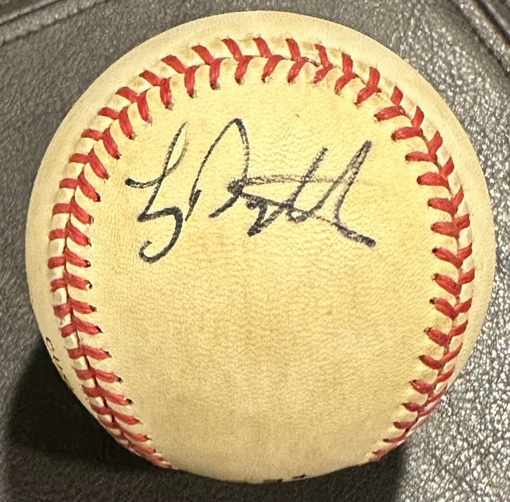 Lenny Dykstra Ray Knight NL Feeney Baseball 1986 Mets Early Autograph WS MVP COA