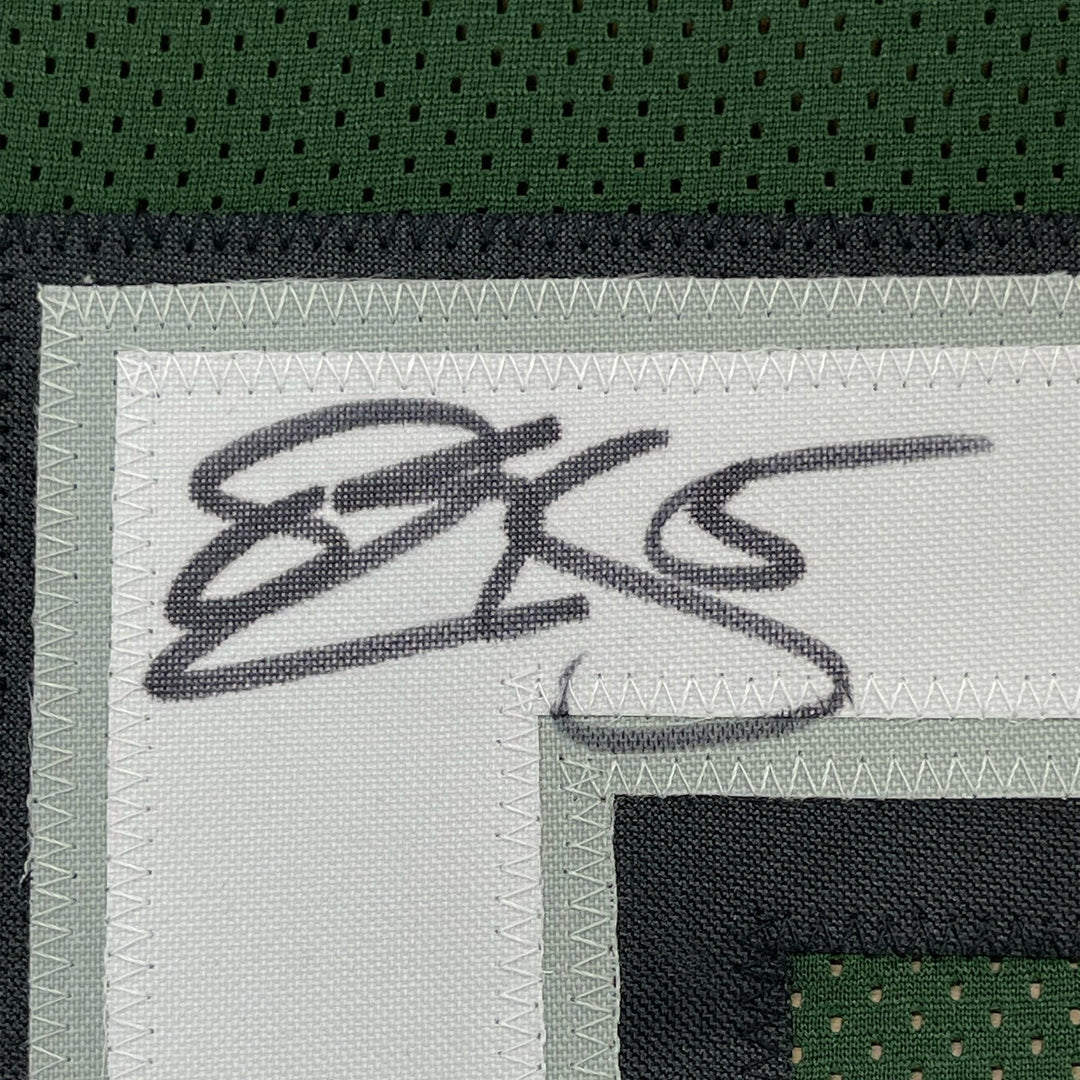 FRAMED Signed DONOVAN MCNABB 35x39 Philadelphia Green Jersey COA