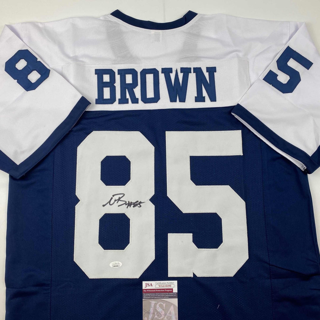 Autographed/Signed Noah Brown Dallas Thanksgiving Day Jersey JSA COA