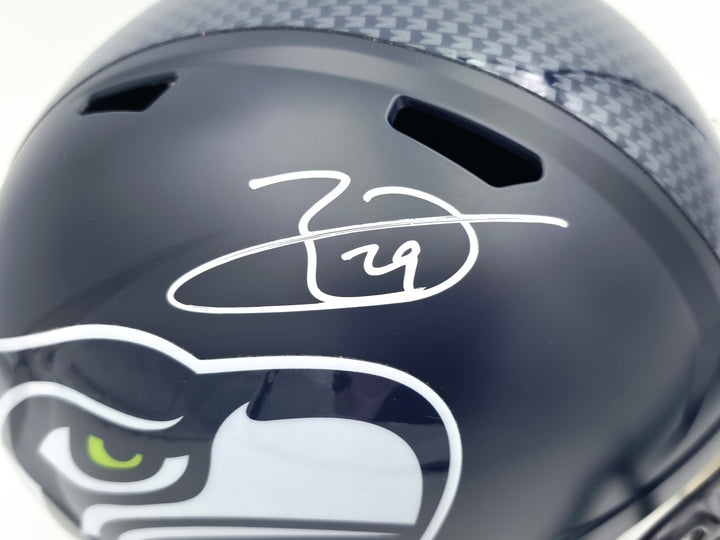 Earl Thomas Auto Seahawks Blue Full Size Speed Replica Helmet Beckett Witness
