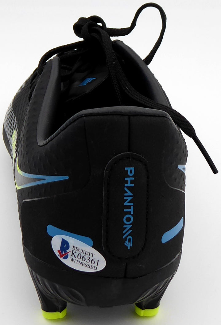 Mason Mount Signed Black Nike Phantom Cleat Shoe Chelsea F.C. Size 9 Beckett