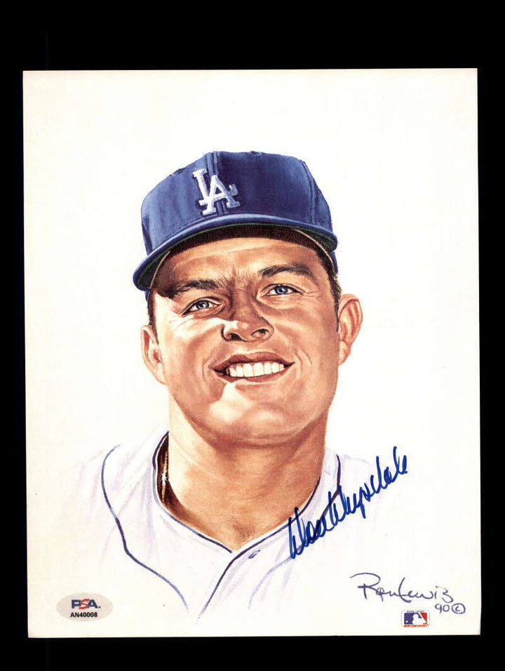 Don Drysdale PSA DNA Signed  8x10 Photo Autograph Dodgers