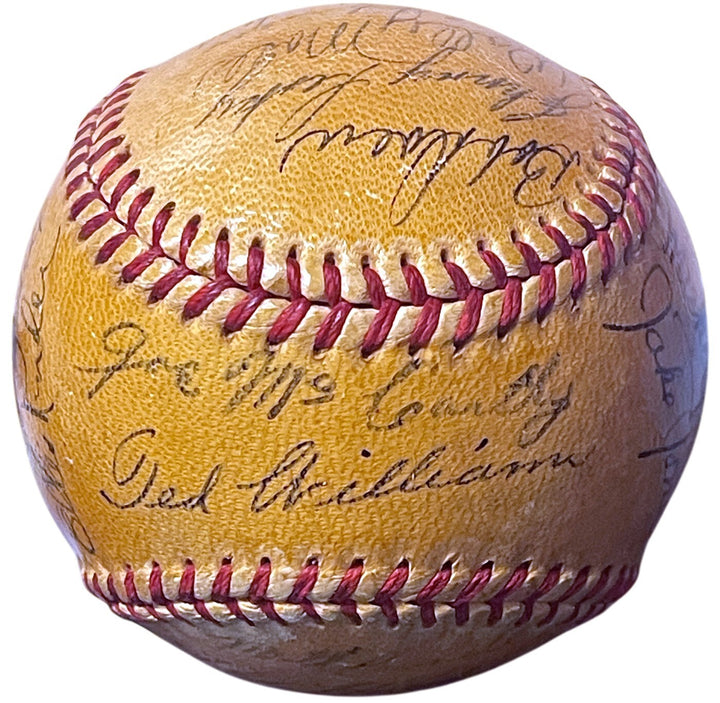 1948 Boston Red Sox Team Signed Reach ROAL Baseball 23 Sig-Joe McCarthy/B. Doerr