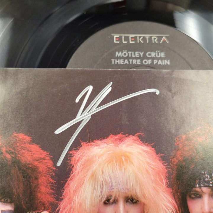 Vince Neil signed Motley Crue vinyl record album cover ~ PSA/DNA COA