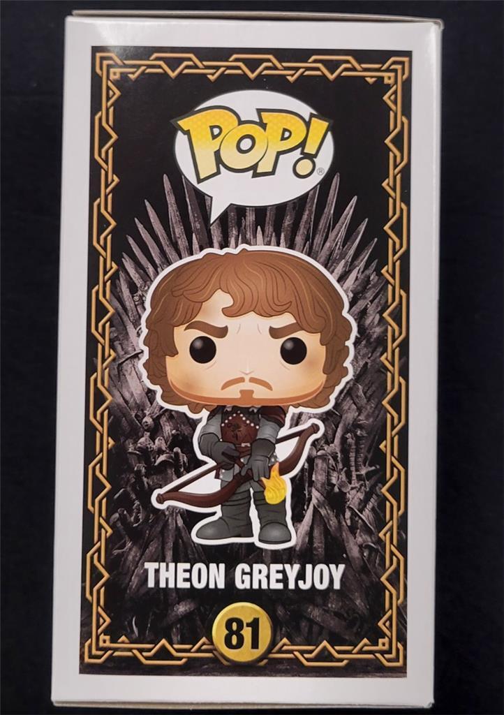 Alfie Allen signed Theon Greyjoy Funko Pop! GoT autograph ~ BAS Beckett