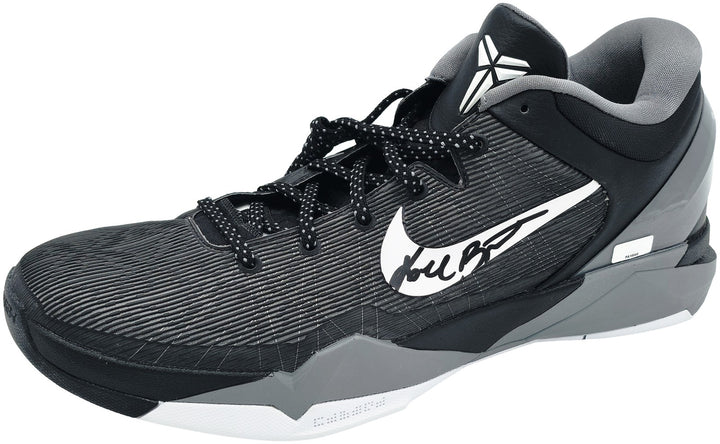 Kobe Bryant Dual Auto Black/Grey 2011-12 Nike Kobe VII Shoes Size 14 #/8 Panini