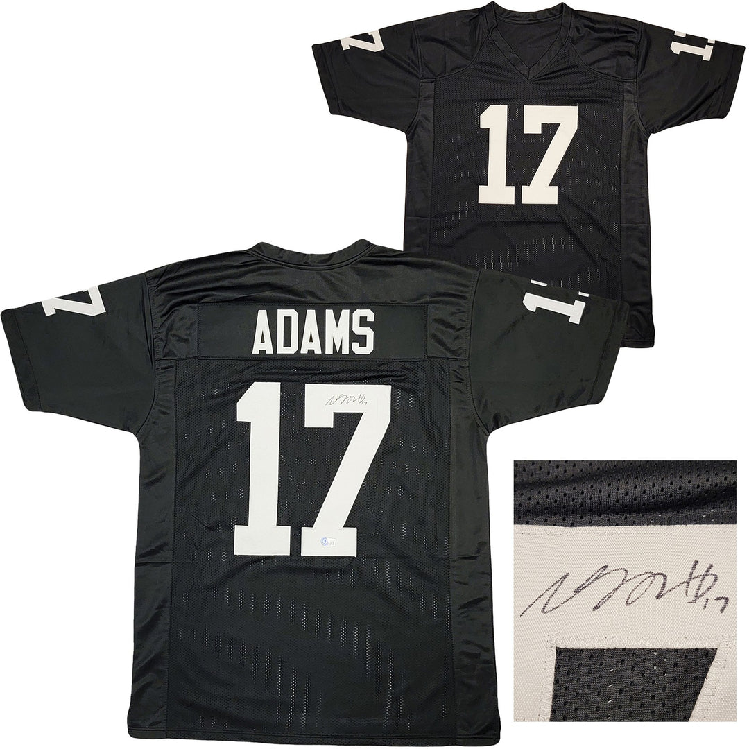 Las Vegas Raiders Davante Adams Autographed Signed Black Jersey Beckett