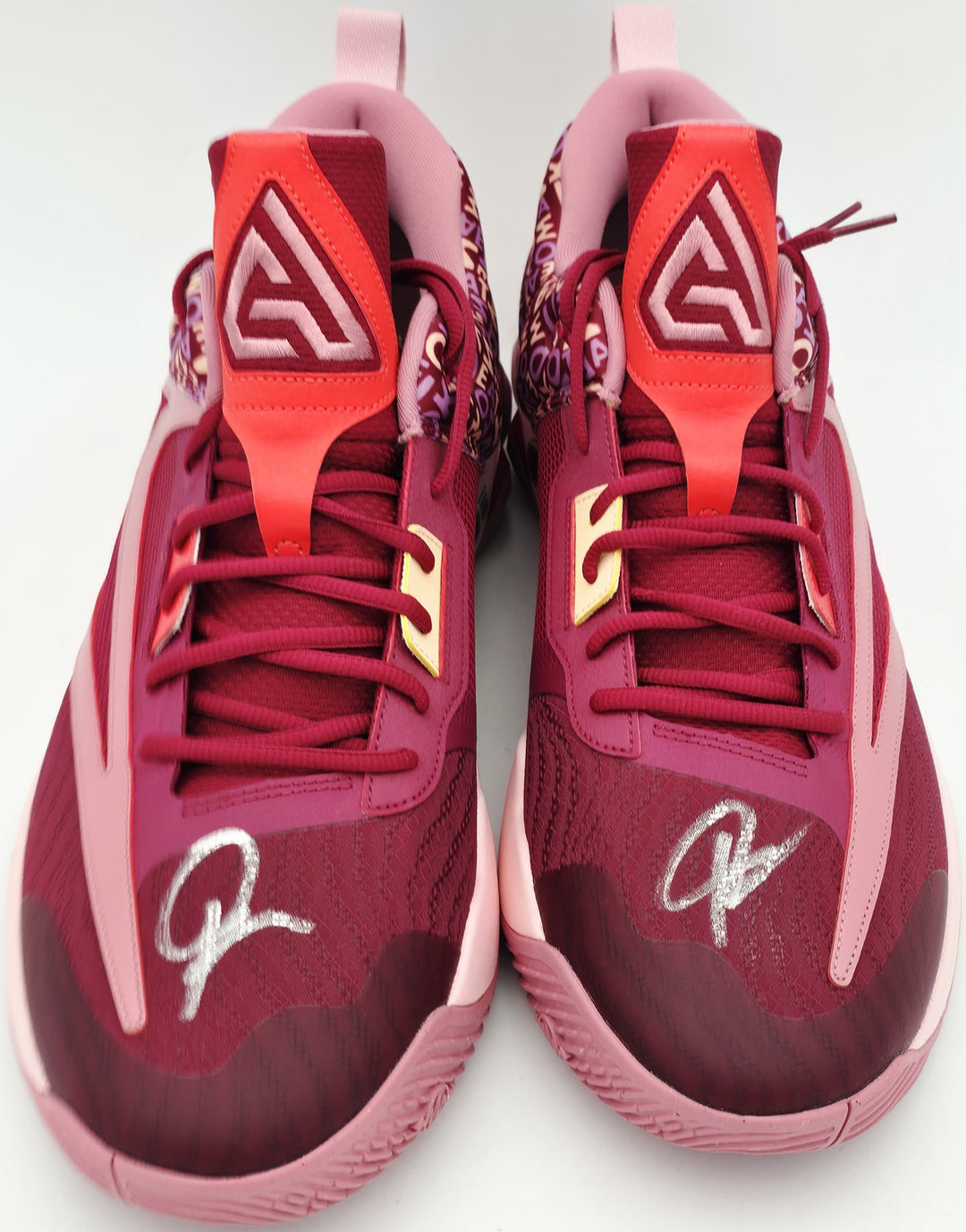 Giannis Signed 2022 PE Promo Nike Zoom Freak 4 ASW Shoes Size 17 BAS Witness