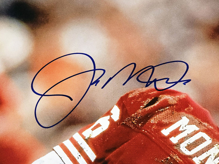 Joe Montana Signed Framed 16x20 Photo San Francisco 49ers Beckett BAS QR