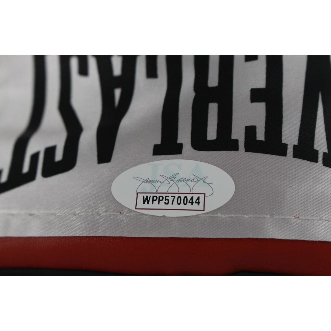 Pernell Sweat Pea Whitaker Autographed Red Everlast Right Boxing Glove JSA 53561