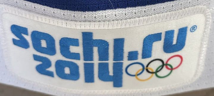Derek Stepan Game Used Nike USA Hockey 2014 Olympics #12 Jersey Sochi Patch COA
