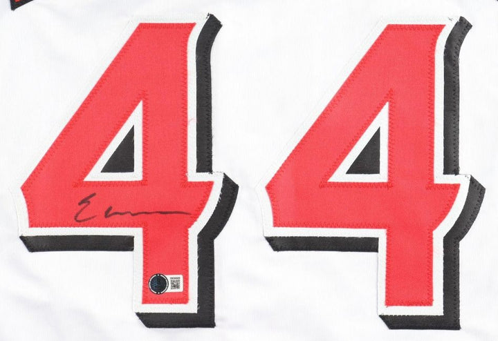 Elly De La Cruz Cincinnati Signed White Baseball Jersey BAS