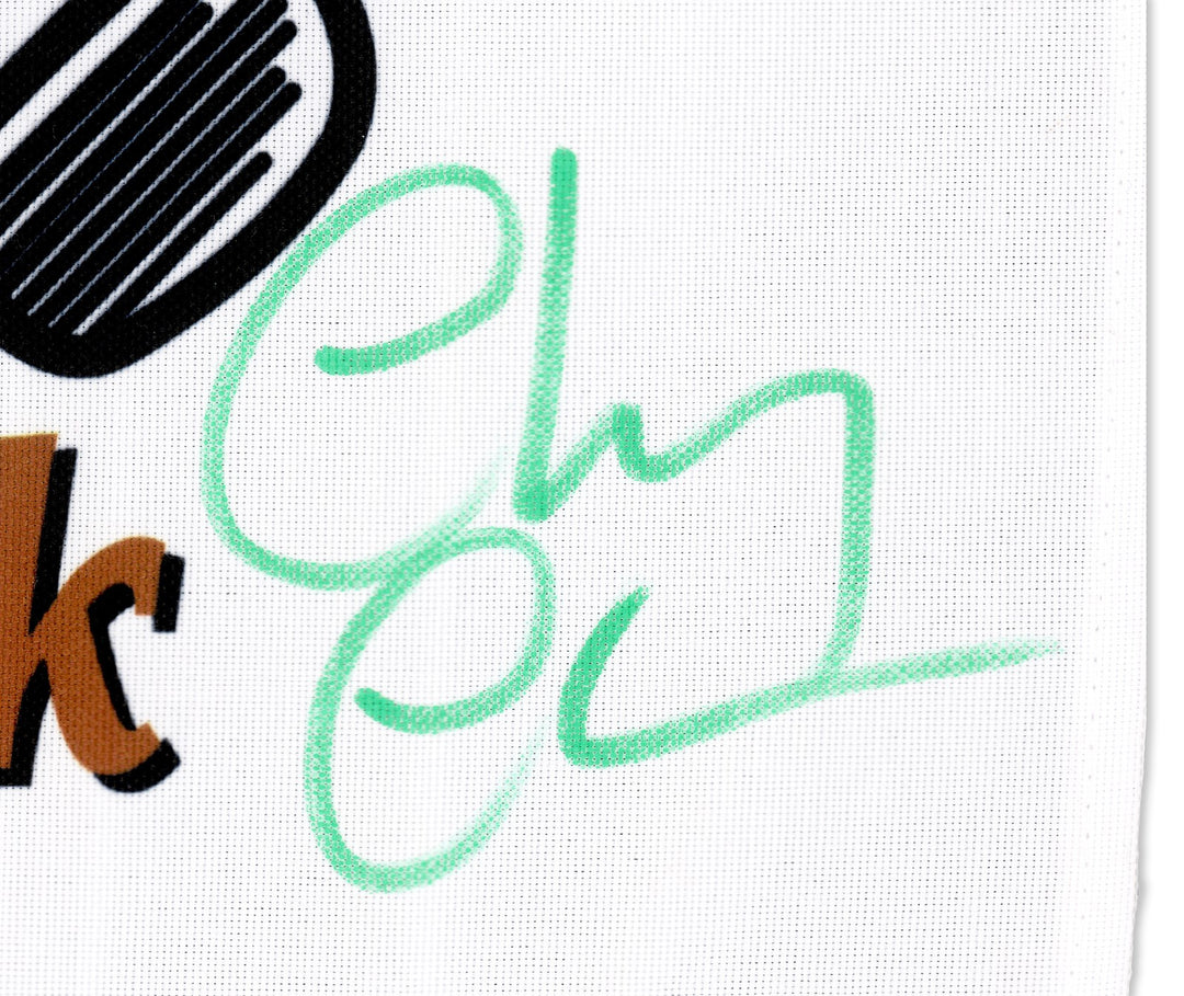 Chevy Chase Signed White Caddyshack Golf Pin Flag Caddyshack Beckett BAS QR