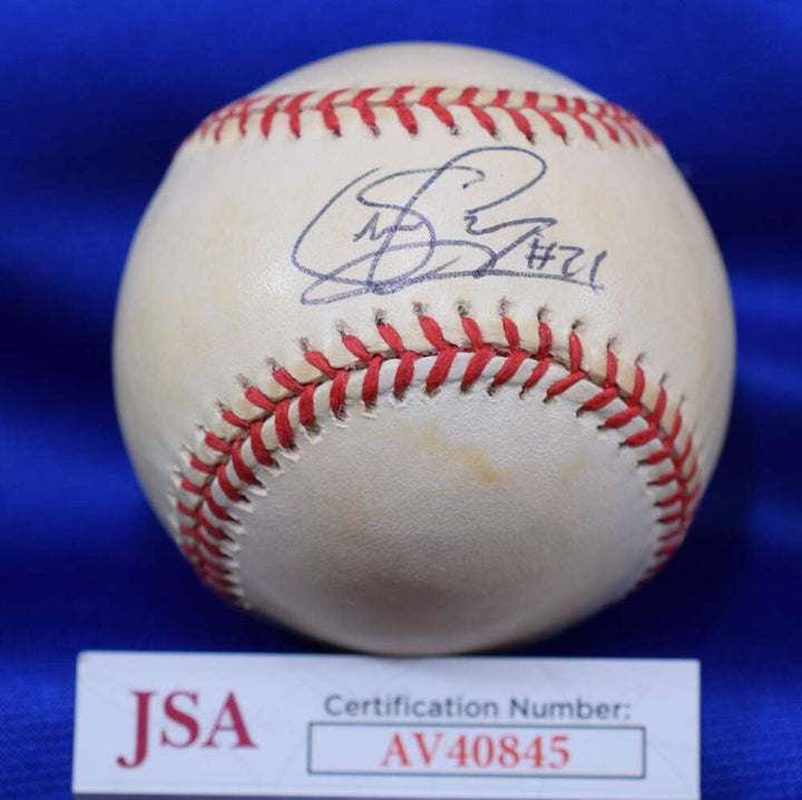 Sean Casey JSA COA Autograph National League ONL Signed Baseball