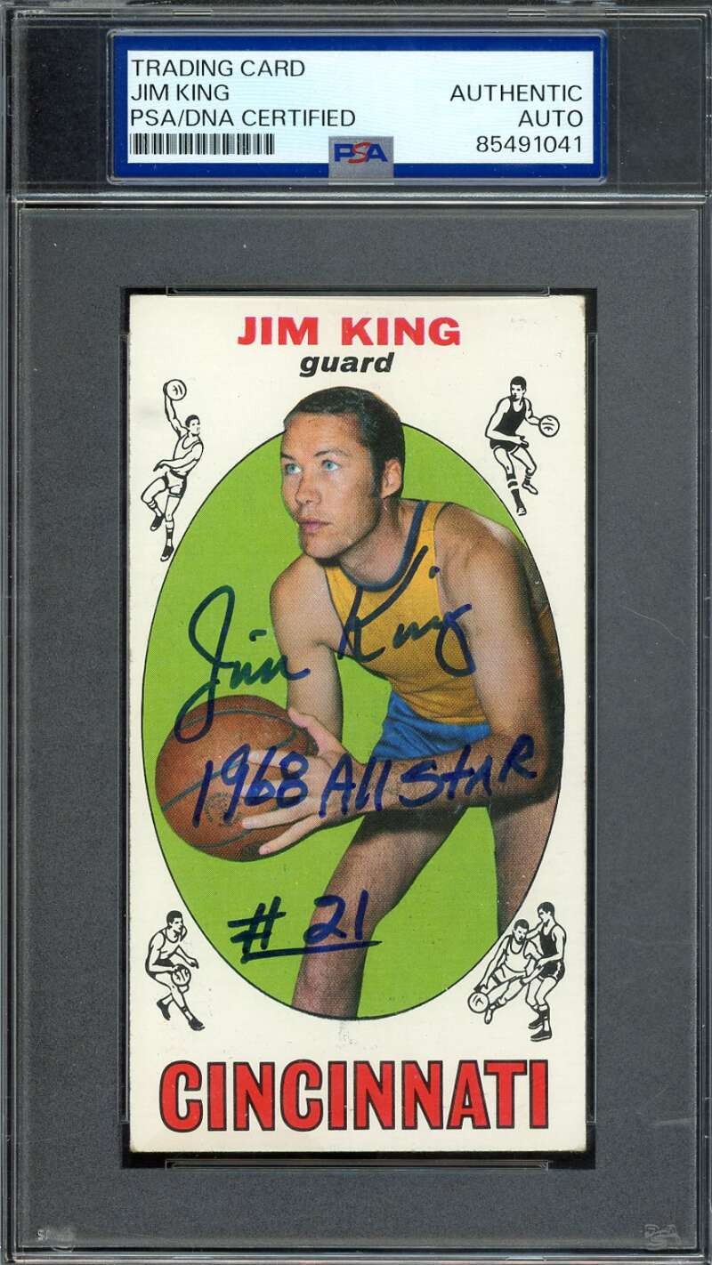 Jim King PSA DNA Signed 1969 Topps Rookie Autograph