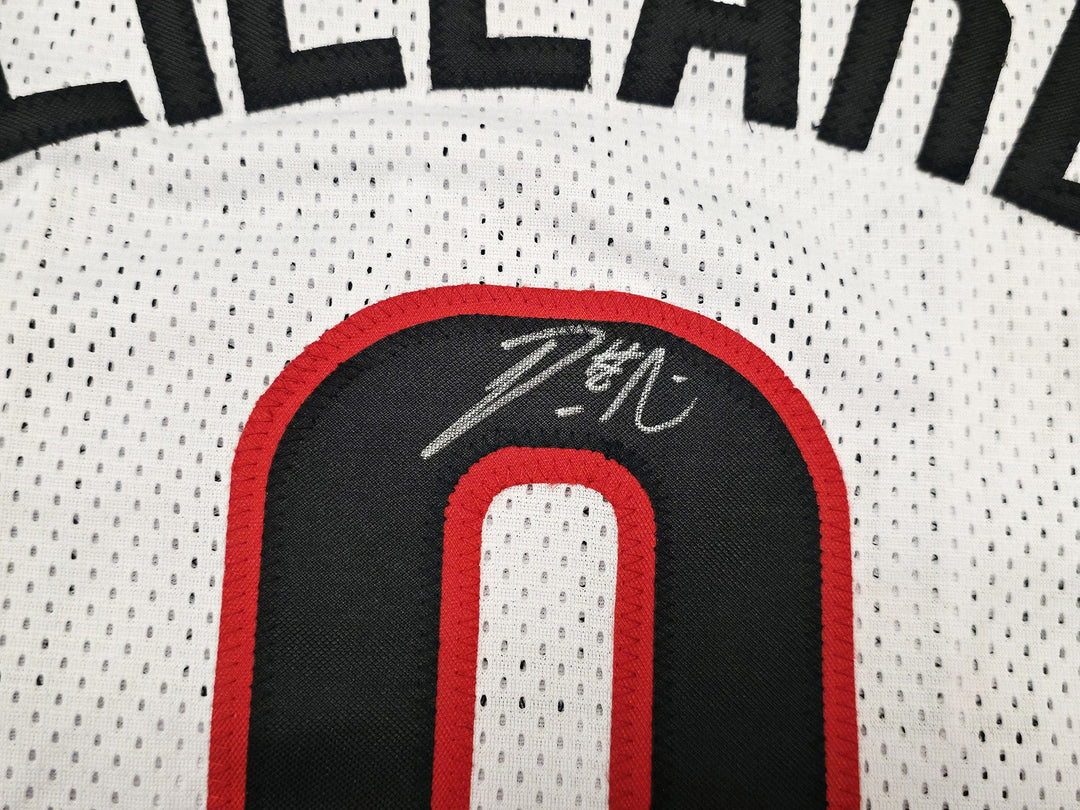 Portland Trail Blazers Damian Lillard Signed White Jersey Beckett