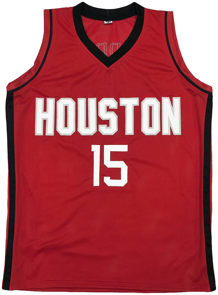 Houston Rockets Reed Sheppard Signed Red Jersey Beckett