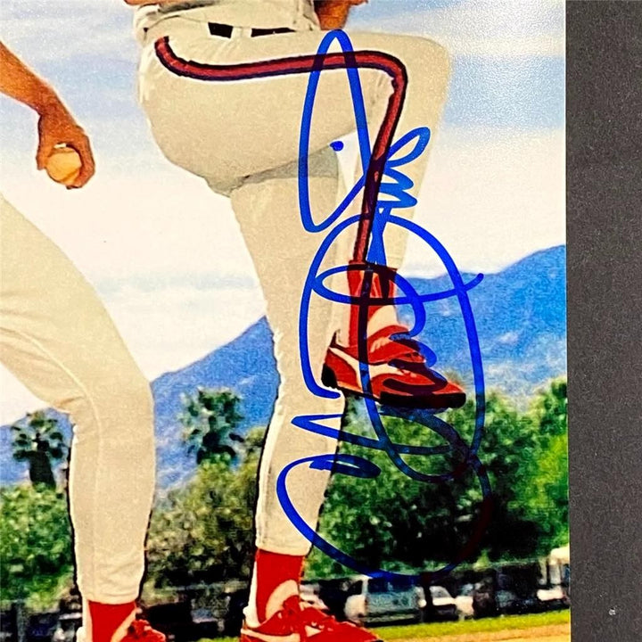 Abbott ~ Langston ~ Finley signed Angels Lethal Lefties 8x10 photo autograph JSA