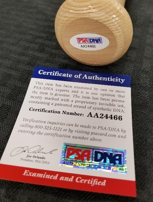 TATUM O'NEAL Signed Baseball Bat Bad News Bears + Oscar Winner ~ PSA/DNA COA