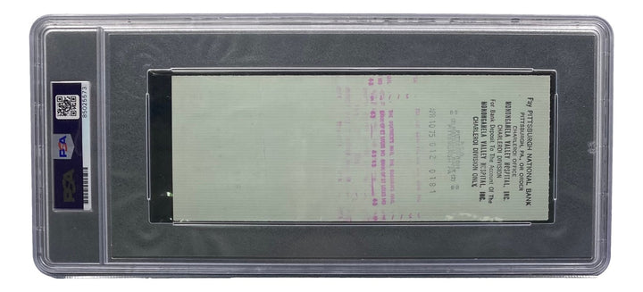 Stan Musial St. Louis Cardinals Signed  Bank Check PSA/DNA 85025573