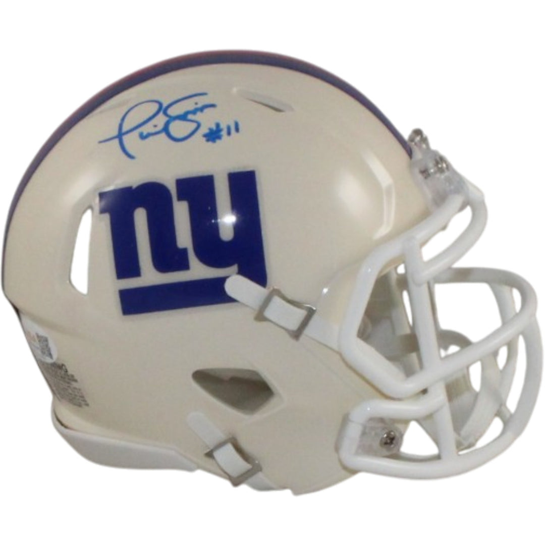 Phil Simms Autographed/Signed New York Giants Retro Mini Helmet JSA 57164