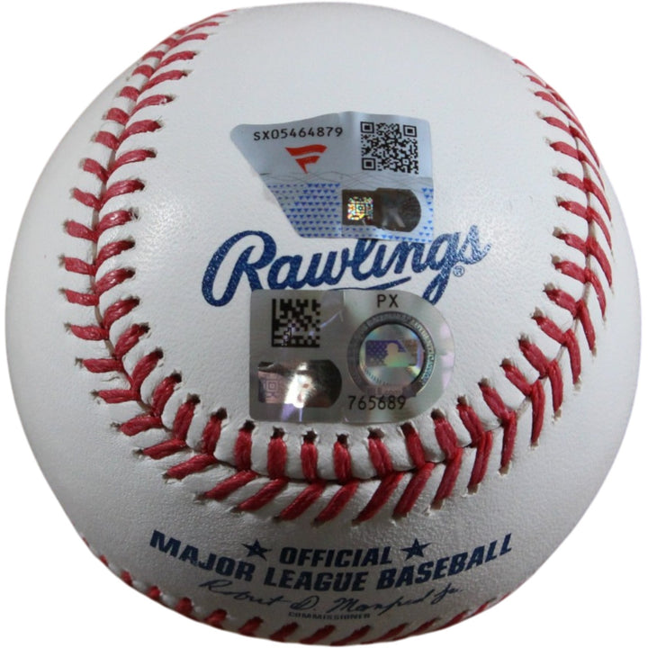 Will Smith Signed Los Angeles Dodgers OML Baseball 25 WS Champs Fanatics 56566