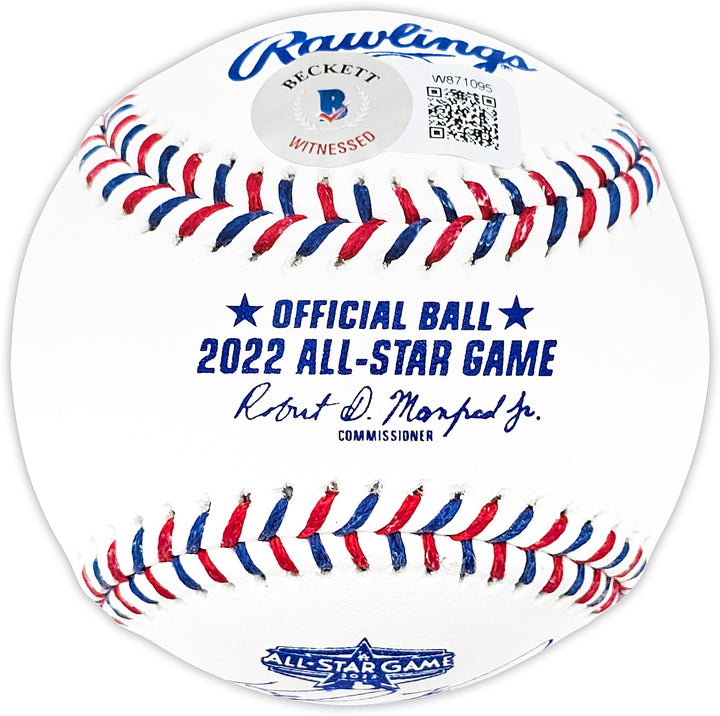 Kyle Tucker Auto Official 2022 ASG Logo MLB Baseball Cubs Astros 1st AS Game BAS