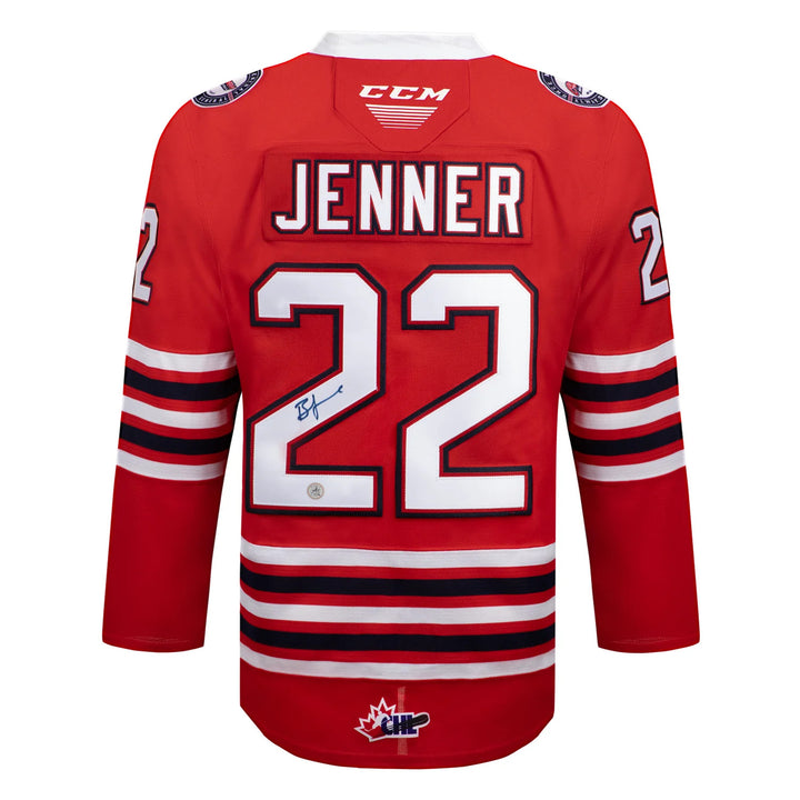Boone Jenner Autographed Oshawa Generals CCM CHL Jersey
