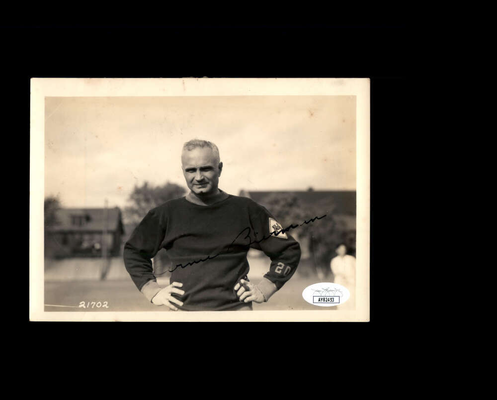 Bernie Bierman JSA Cert Signed 5x7 Photo Minnesota Autograph