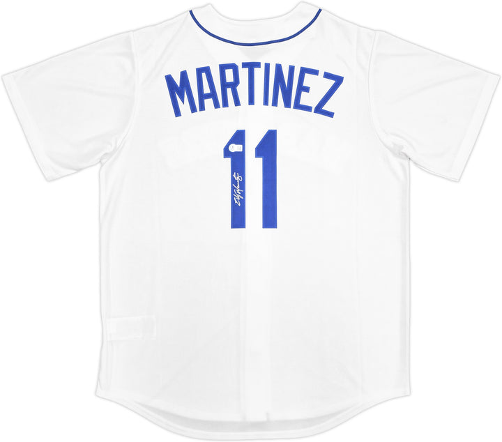 Mariners Edgar Martinez Auto White Nike Cooperstown Collection Jersey L Beckett