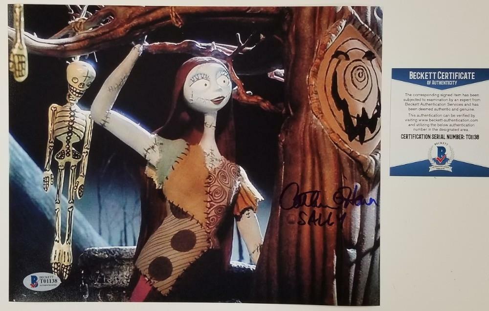 Catherine O'Hara signed "Sally" Nightmare Before Christmas 8x10 Photo #2 BAS COA