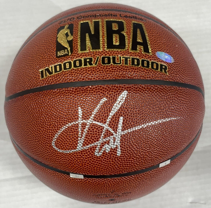 Vince Carter Signed Spalding I/O Basketball Nets Raptors Autograph Steiner Coa