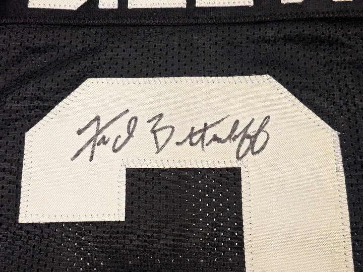 Oakland Raiders Fred Biletnikoff Signed Black Jersey "SB XI MVP" Beckett Witness