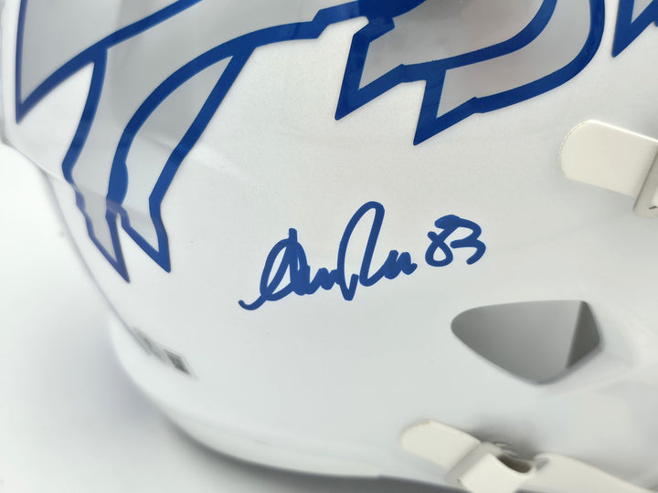 Jim Kelly, Thomas & Reed Auto Bills Rivalries White Full Size Replica Spd Helmet
