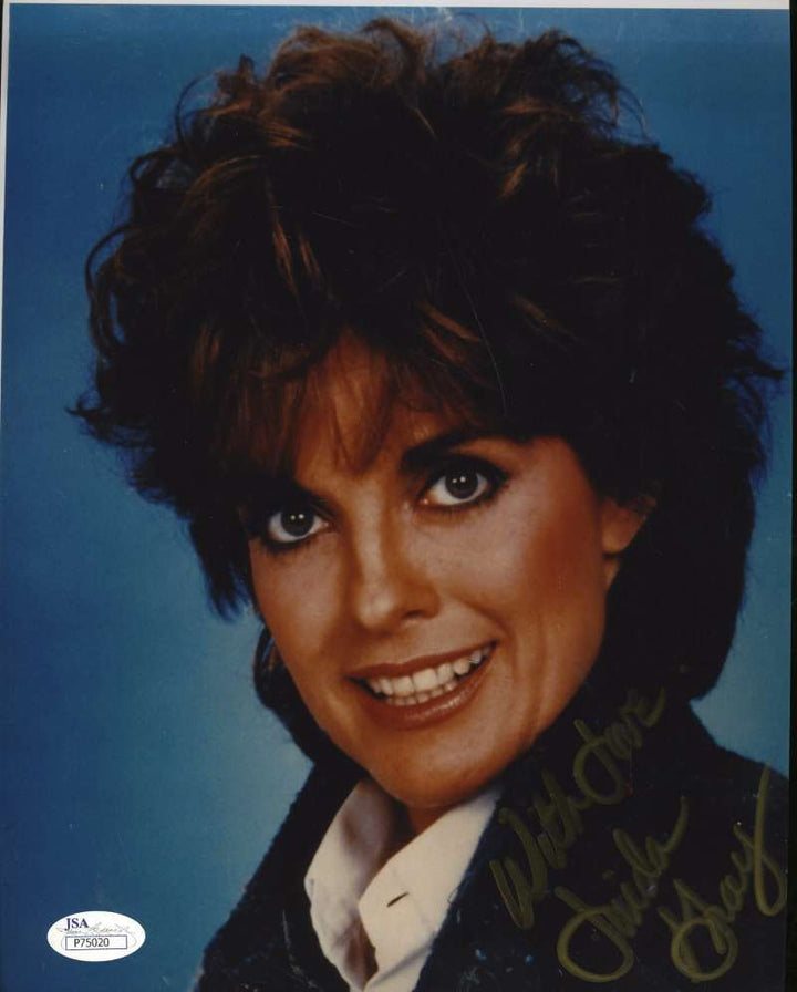 Linda Gray Sue Ellen Dallas Jsa Coa Hand Signed 8x10 Photo Autograph Authentic