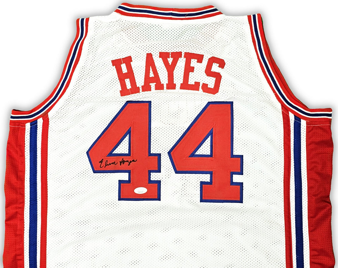 Houston Rockets Elvin Hayes Autographed Signed White Jersey JSA