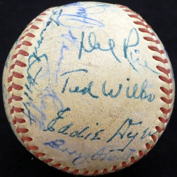 1950 Spring Training Signed NL Baseball With 24 Total Signatures Stan Musial