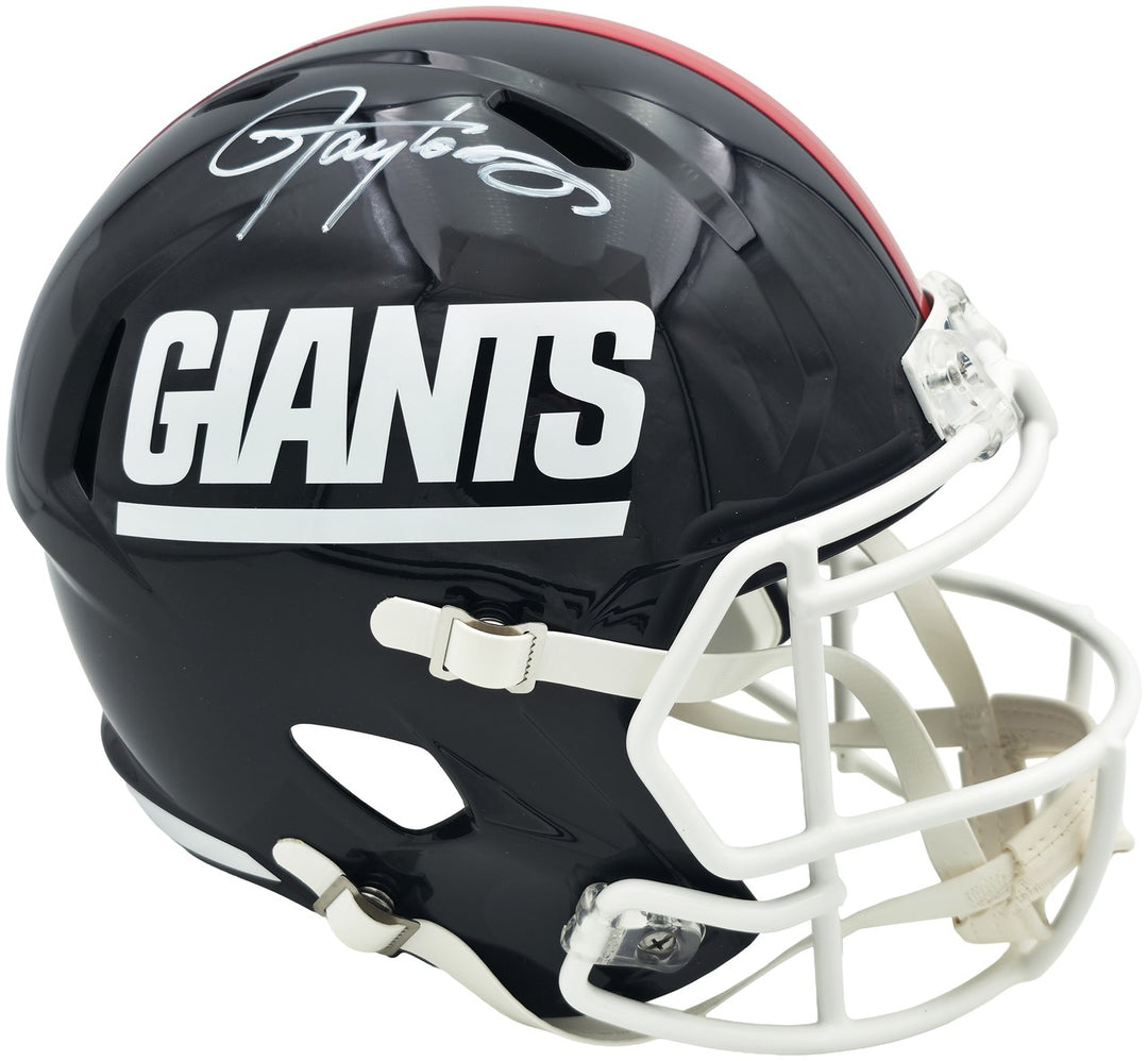 Lawrence Taylor Auto Giants Blue 81-99 Throwback Full Size Speed Replica Helmet