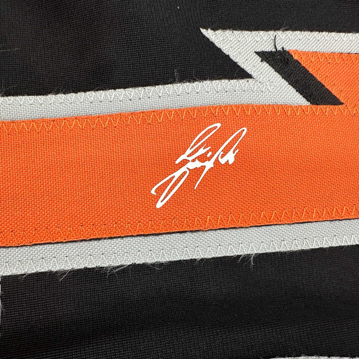 Facsimile Autographed Jose Fernandez Miami Black Reprint Jersey Size Men's XL